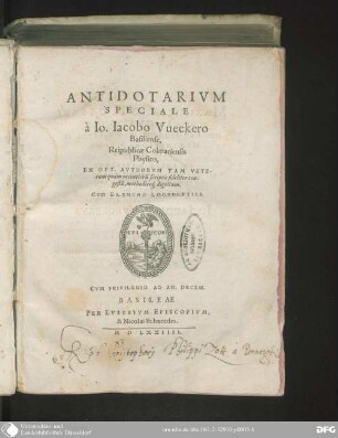 Antidotarium speciale