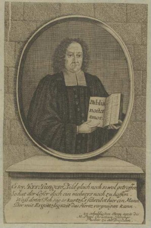 Bildnis des Johann Christian Hunger