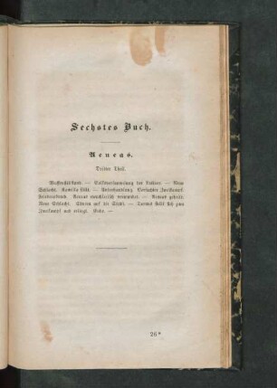 Sechstes Buch