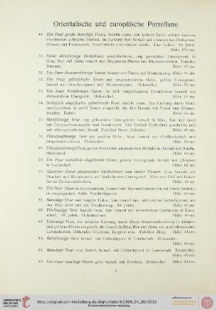 Orientalische und europäische Porzellane (Nr. 69-447)
