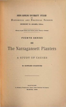 The Narragansett planters