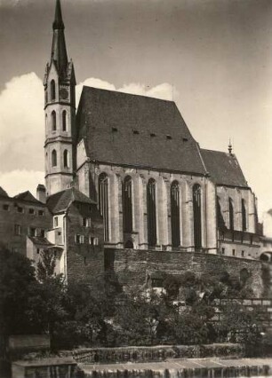 Český Krumlov (Krumau). Gotische St. Veit Kirche