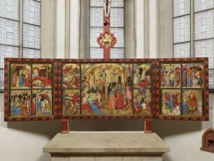 Wildunger Altar — Altar im geöffneten Zustand