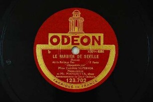 Le barbier de Seville : air de Rosine et duo; 2e partie / (Rossini)