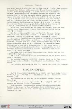 ⟦Siegenhofen⟧