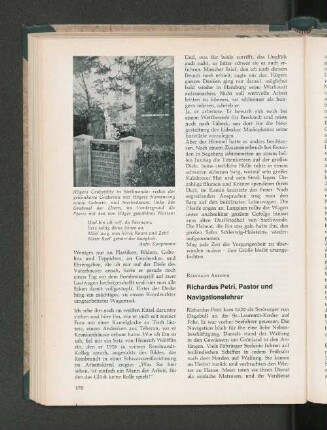 Richardus Petri, Pastor und Navigationslehrer