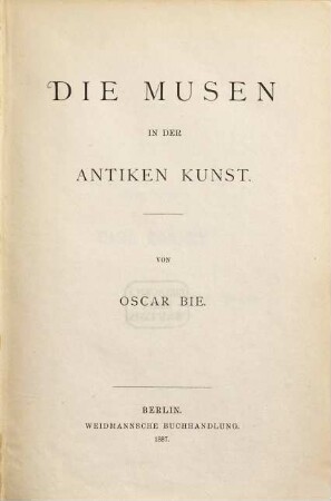 Die Musen in der antiken Kunst