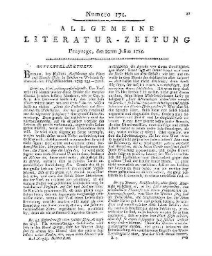 [Bahrdt, C. F.]: Ausführung des Plans und Zwecks Jesu. Bd. 5. In Briefen an Wahrheit suchende Leser. Berlin: Mylius 1785