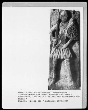 Zinnenfigur: Balduin von Luxemburg, Kurfürst und Erzbischof von Mainz