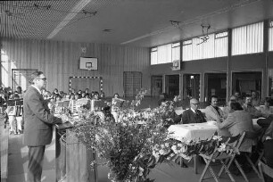 Übergabe der neuen Sporthalle der Südschule Neureut