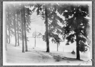 Am Hang des Fichtelberges steht Leipzigs Skihütte