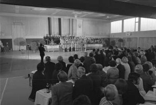 Polizeisportverein Karlsruhe. Offizielle Einweihung der neuen Sporthalle an der Wolfartsweierer Straße