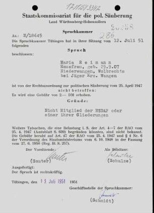 Reimann, Maria