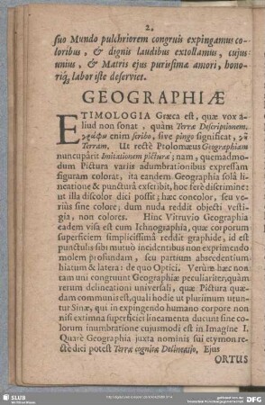 Geographiae