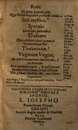 Theologiae mysticae sivè Exercitiorum Spiritualium ... P. Aloysii Siderei, aliàs, Vincentii Caraffa ... tomus ..., 1. Complectens iter ad coelum in quatuor partitum semitas seù partes u.a.