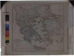 Das Königreich Griechenland mit dem grössten Theile der Europäischen Türkei