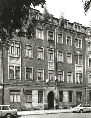 Dresden-Neustadt, Friedensstraße 13. Wohnhaus (1900). Straßenansicht