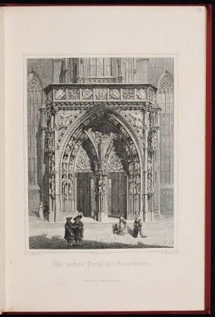 Das vordere Portal der Frauenkirche. - Frauenkirche, Nürnberg
