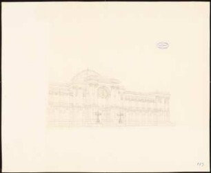 Städelsches Kunstinstitut, Frankfurt/Main 1. Projekt: Perspektivische Ansicht
