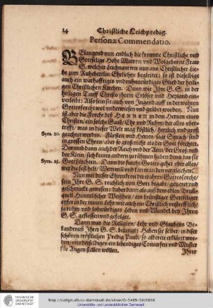 Personae Commendatio.