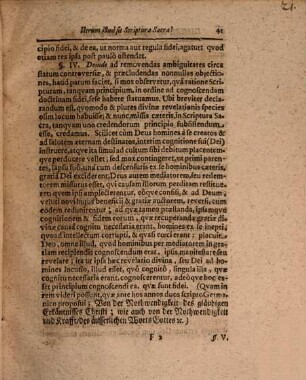 Synopseos Et Examinis Theologiae Enthusiastarum Recentiorum seu Quakerorum praecipue Roberti Barclaii Scoto-Britanni, Dissertatio ..., 2. De Principio verae & salutaris cognitionis de Deo, & speciatim, Utrum principium illud sit Scriptura Sacra?