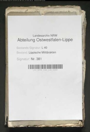 Besoldung und Ausrüstung der Kreiskompanie