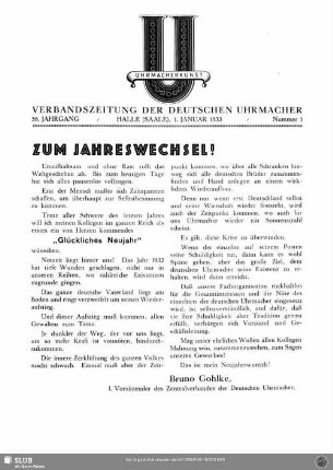 Zum Jahreswechsel!