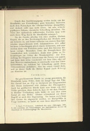 Cavum oris.