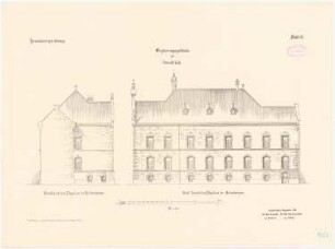 Regierungsgebäude, Osnabrück: Aufrisse 1:100