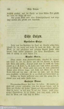 Süße Sulzen