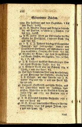 Gebundene Bücher.