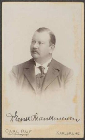 Blankenhorn, Ernst, Nationalliberale