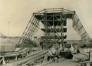 Schleusentreppe Wüsteneutzsch, Elster-Saale-Kanal, 1940-1941