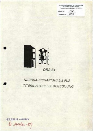 Bericht: ORA 34, Nachbarschaftshaus für interkulturelle Begegnung