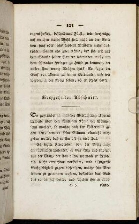 Sechzehnter Abschnitt. - Zwanzigster Abschnitt.