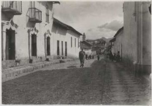 Eine Straße in Sucre