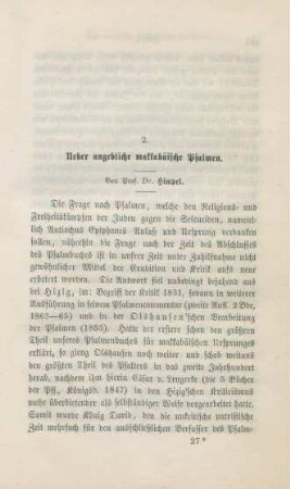 403-473 Ueber angeblich makkabäische Psalmen