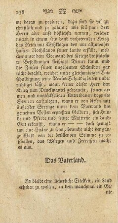 Das Vaterland