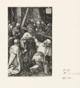 Kreuztragung, Blatt 10 der Folge "Kupferstich-Passion"