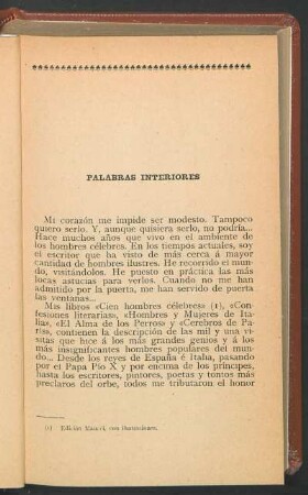 Palabras interiores