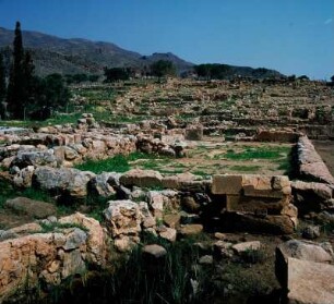 Kato Zakros. Palast. Bankettsaal westlich vom Palasthof