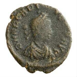Münze, Aes 4, 406 - 408 n. Chr.