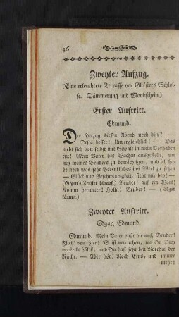 Zweyter Aufzug.