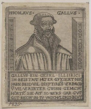 Bildnis des Nikolaus Gallus