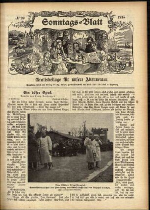Ausgabe vom Sonntag, den 16. Mai 1915.