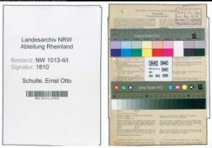Entnazifizierung Ernst Otto Schulte , geb. 31.08.1904 (Ingenieur)