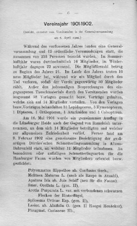 Vereinsjahr 1901/1902.