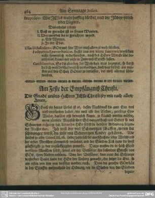 Am Feste der Empfängniß Christi