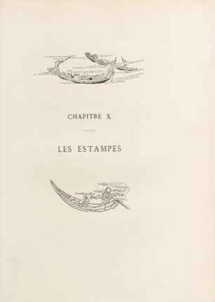 Chapitre X. Les estampes