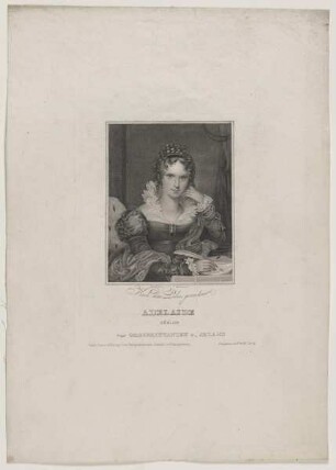 Bildnis der Adelaide, Königin von Grosbrittanien u. Irland